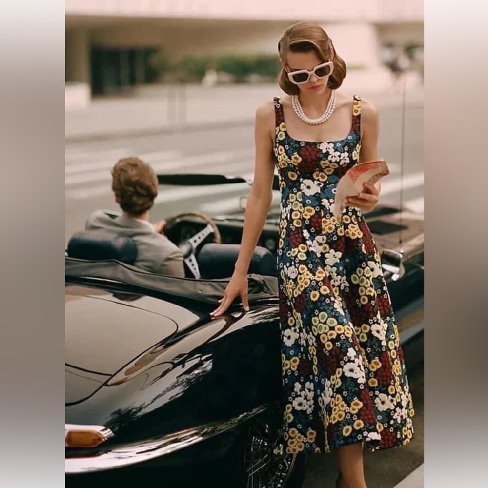 Anthropologie Maeve Marigold MIDI Dress classic 🫶🏼